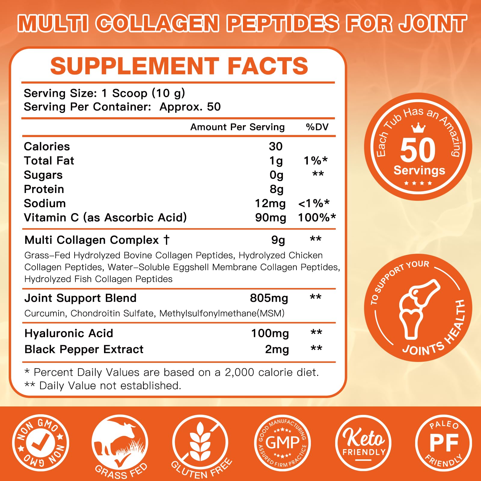 ZEBORA Multi Collagen Peptides Powder with MSM CS 50 - ZEBORA Official Imagery - 3