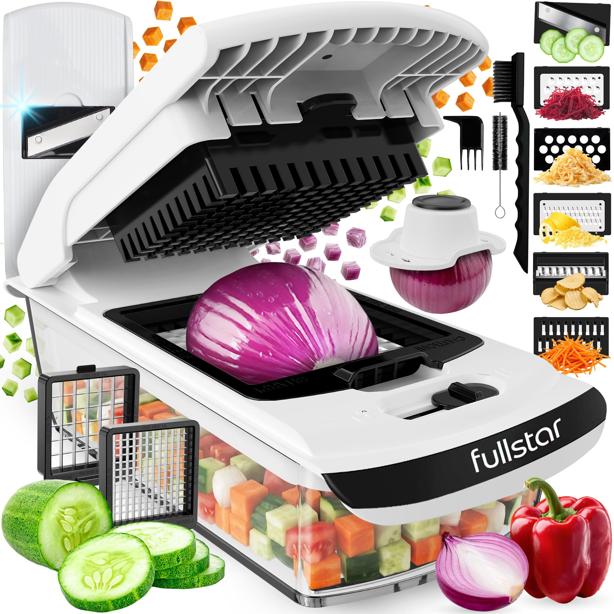 Fullstar Pro Original Vegetable Chopper & Mandoline Slicer Kitche by fullstar - Angle View 1