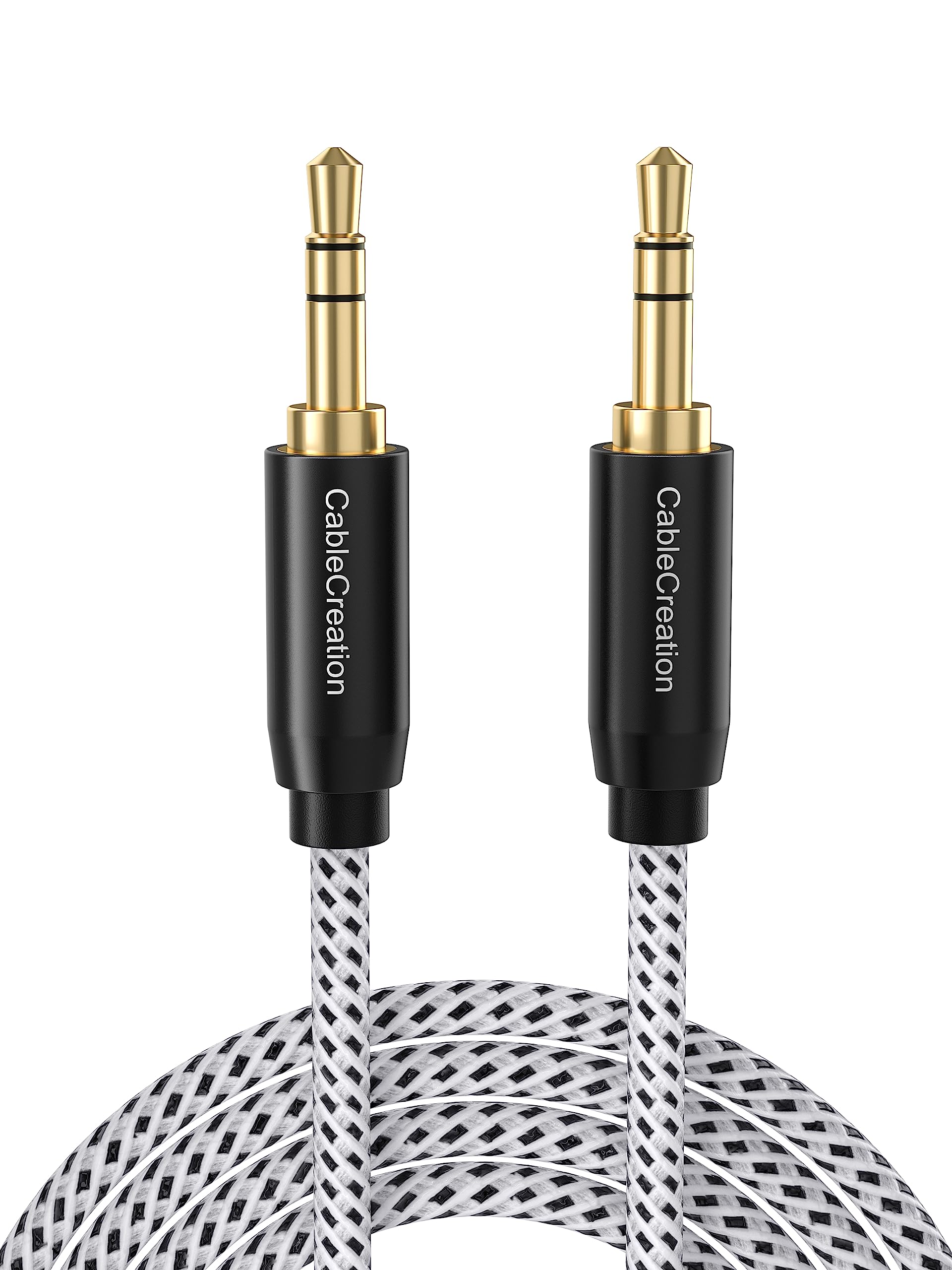 CableCreation 3.5mm Audio Cable 3FT/0.9m, Stereo Aux Cable, 3.5mm by CableCreation - Angle View 2