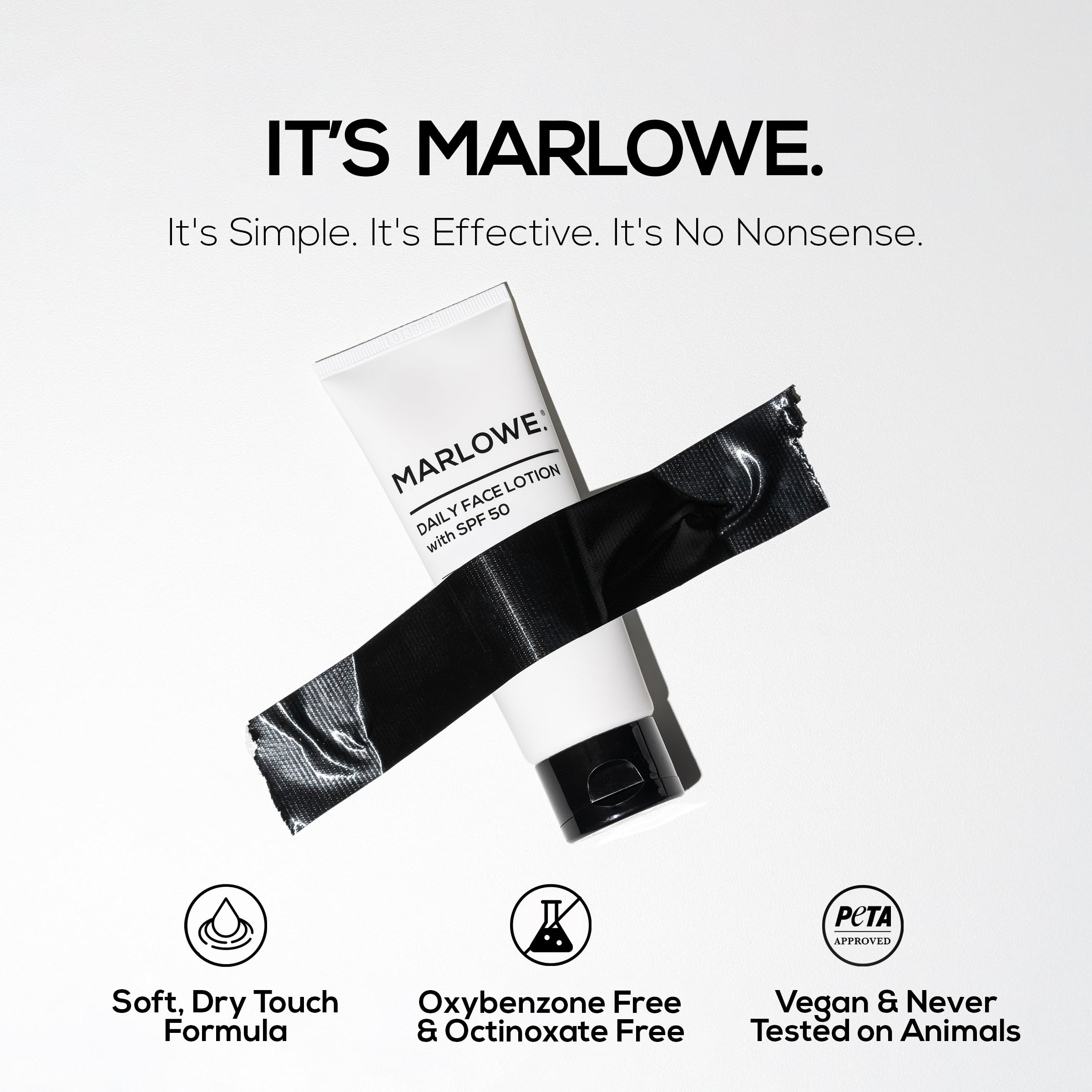 MARLOWE Face Moisturizer with SPF 50 Daily Sunscreen Lotion - MARLOWE. Official Imagery - 6