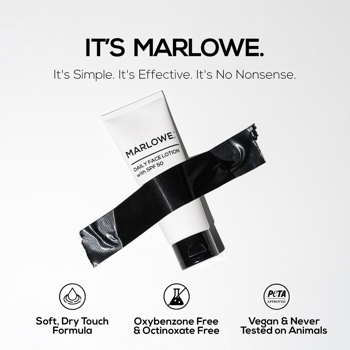 MARLOWE Face Moisturizer with SPF 50 Daily Sunscreen Lotion - MARLOWE. Official Imagery - 6