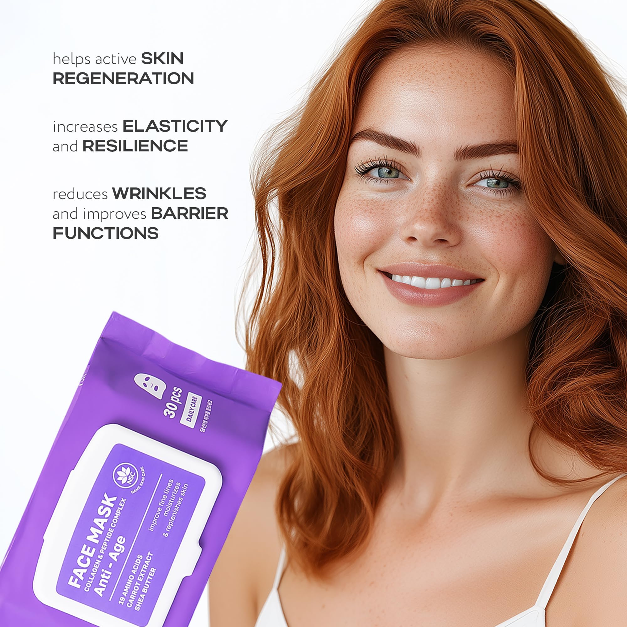 Korean Collagen Face Mask Set - NSC