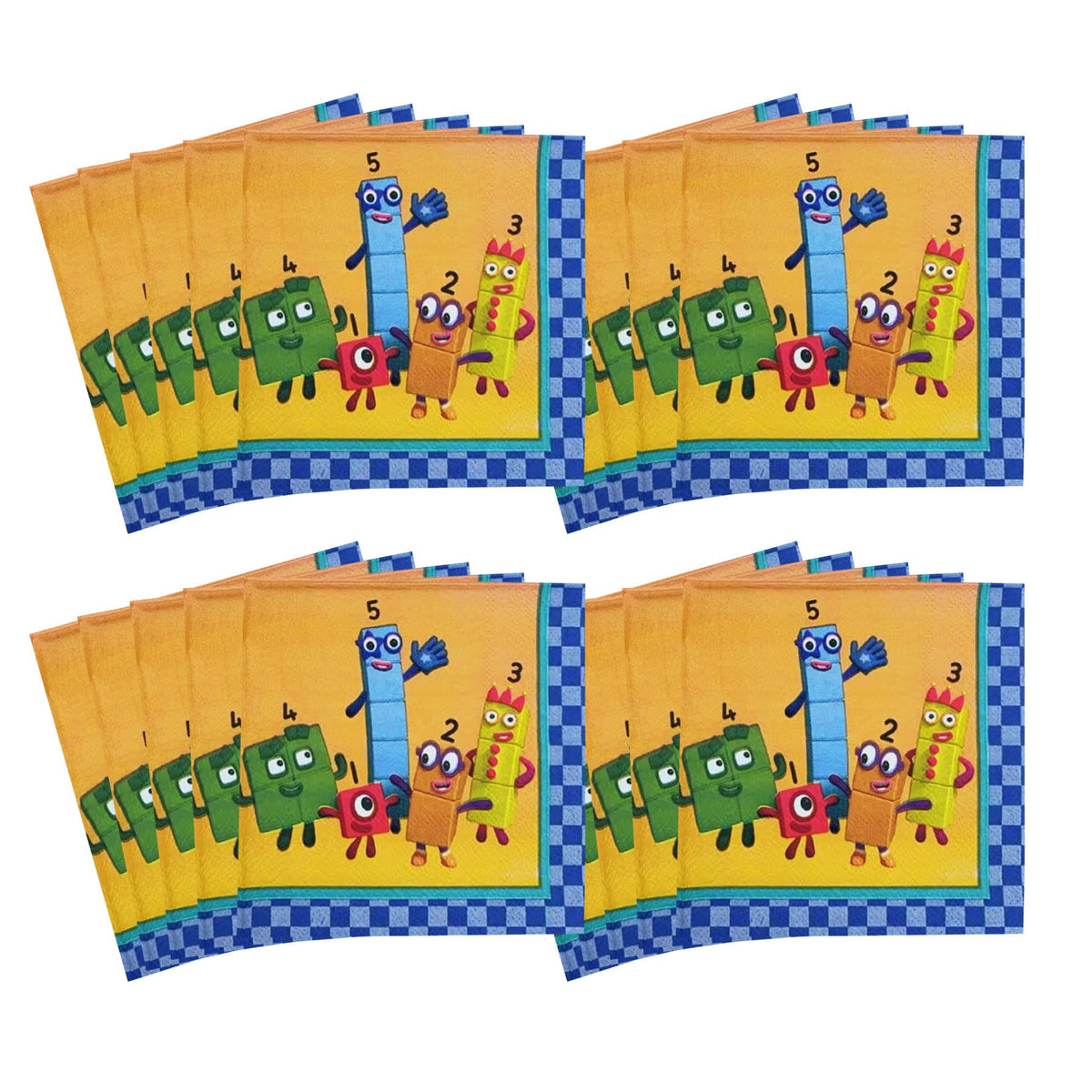 Numberblocks Party Supplies Kit 31 Piece Birthday Party Set - Mighty Mojo Official Imagery - 5