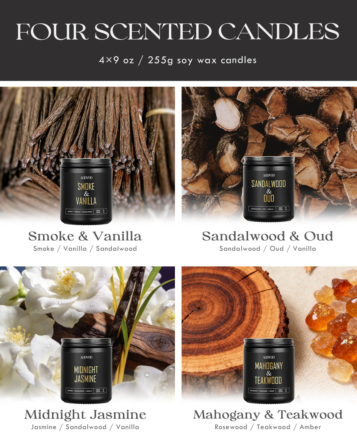 Scented Candles for Men - AOOVOO Official Imagery - 5