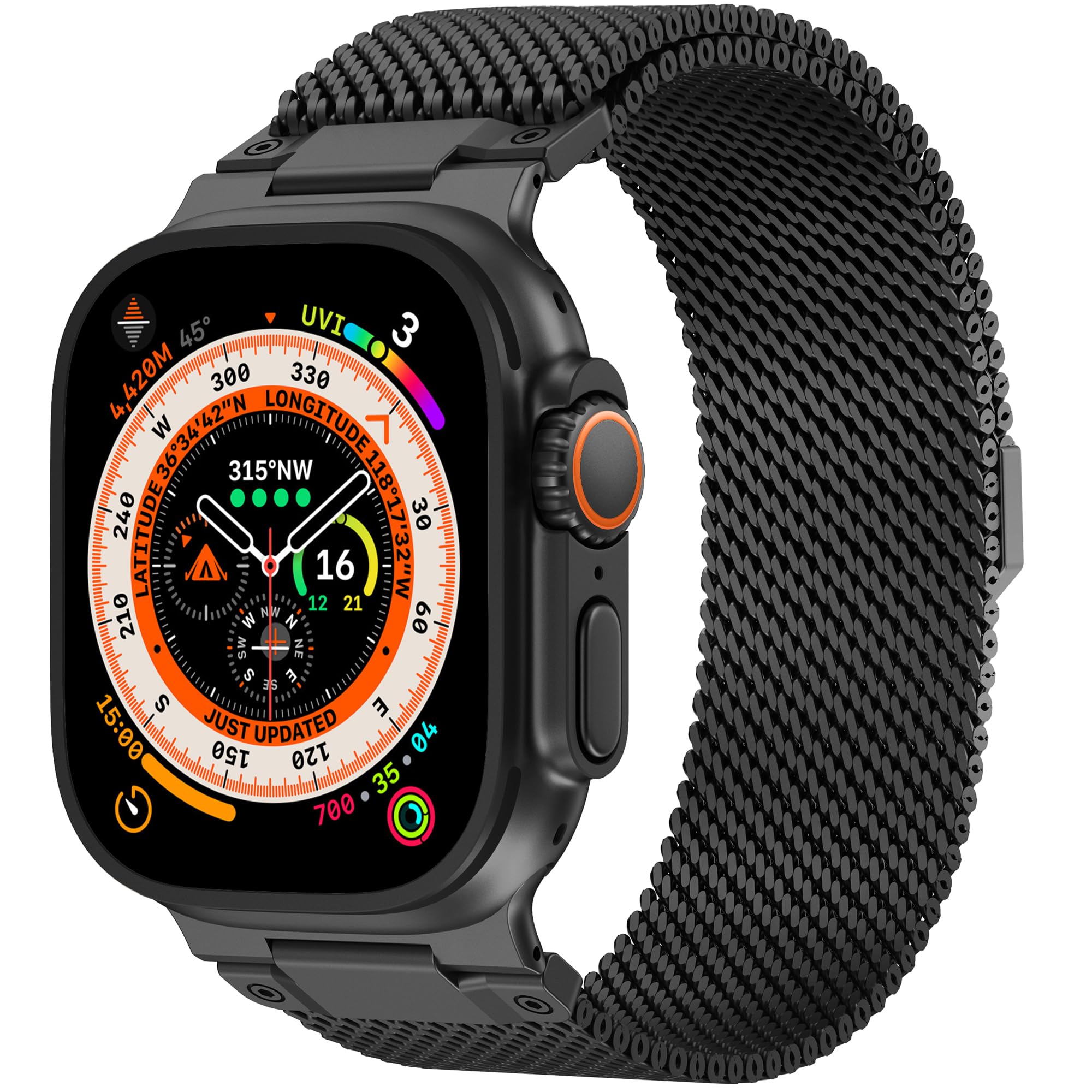 WADELIZ Milanese Loop Compatible for Apple Watch Ultra 3 2 1 Band 49 4 - View 1