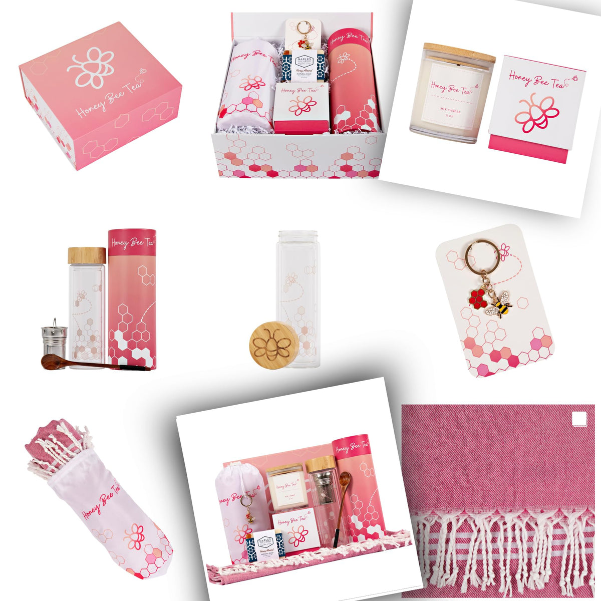 Mother s Day Mom Birthday Bridesmaid Graduation 7 Piece Gift - Honey Bee Tea Official Imagery - 3