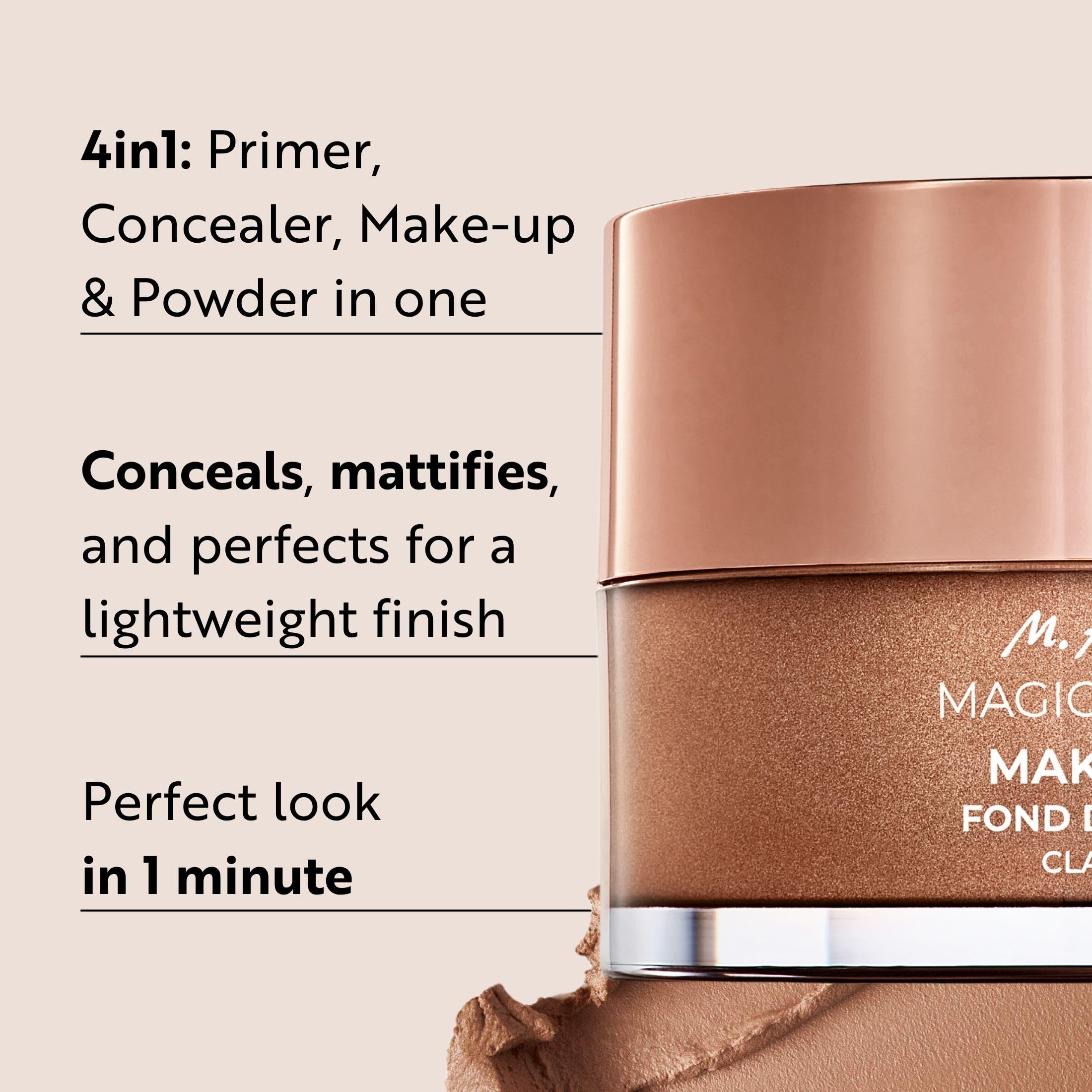 M. Asam Magic Finish Make-up Mousse (1.01 Fl Oz) - M. Asam