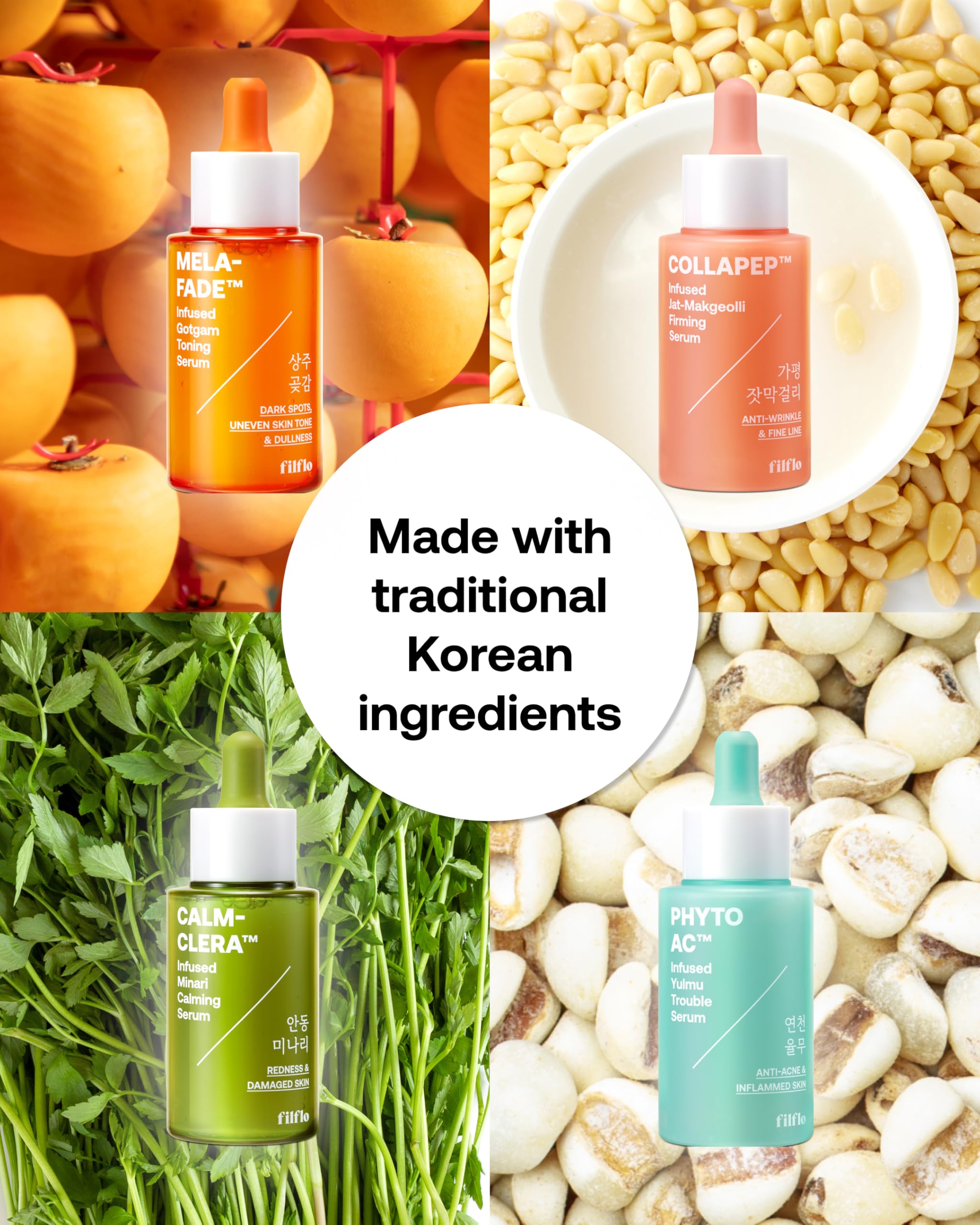 Phyto ac Infused Yulmu Trouble Serum, Korean Natural Facial - FILFLO