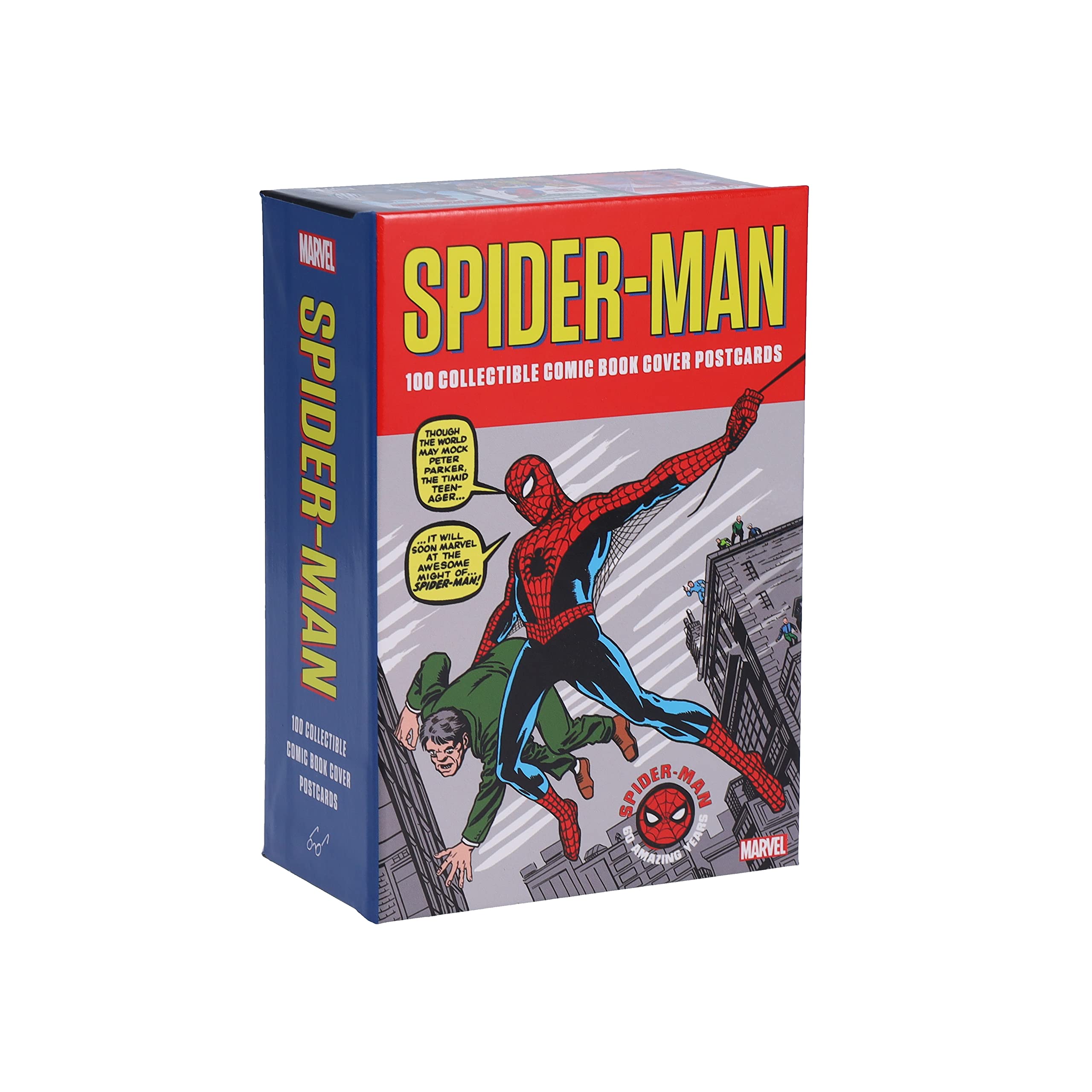 Spider-Man 100 Collectible Comic Book Cover Postcards