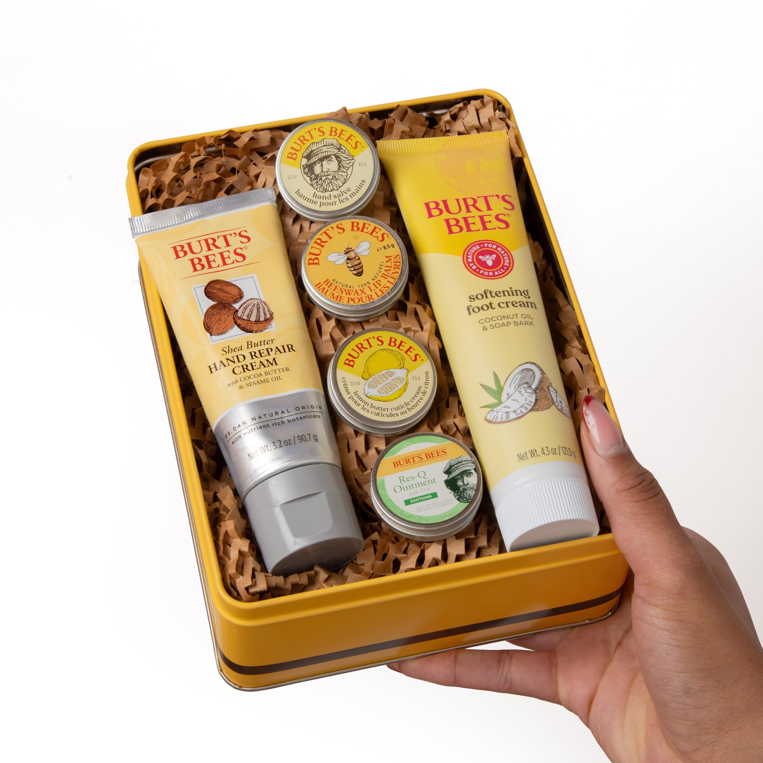 Burt s Bees Classics Gift Set 6 Products in Giftable Tin - Burt's Bees Official Product Imagery - 6