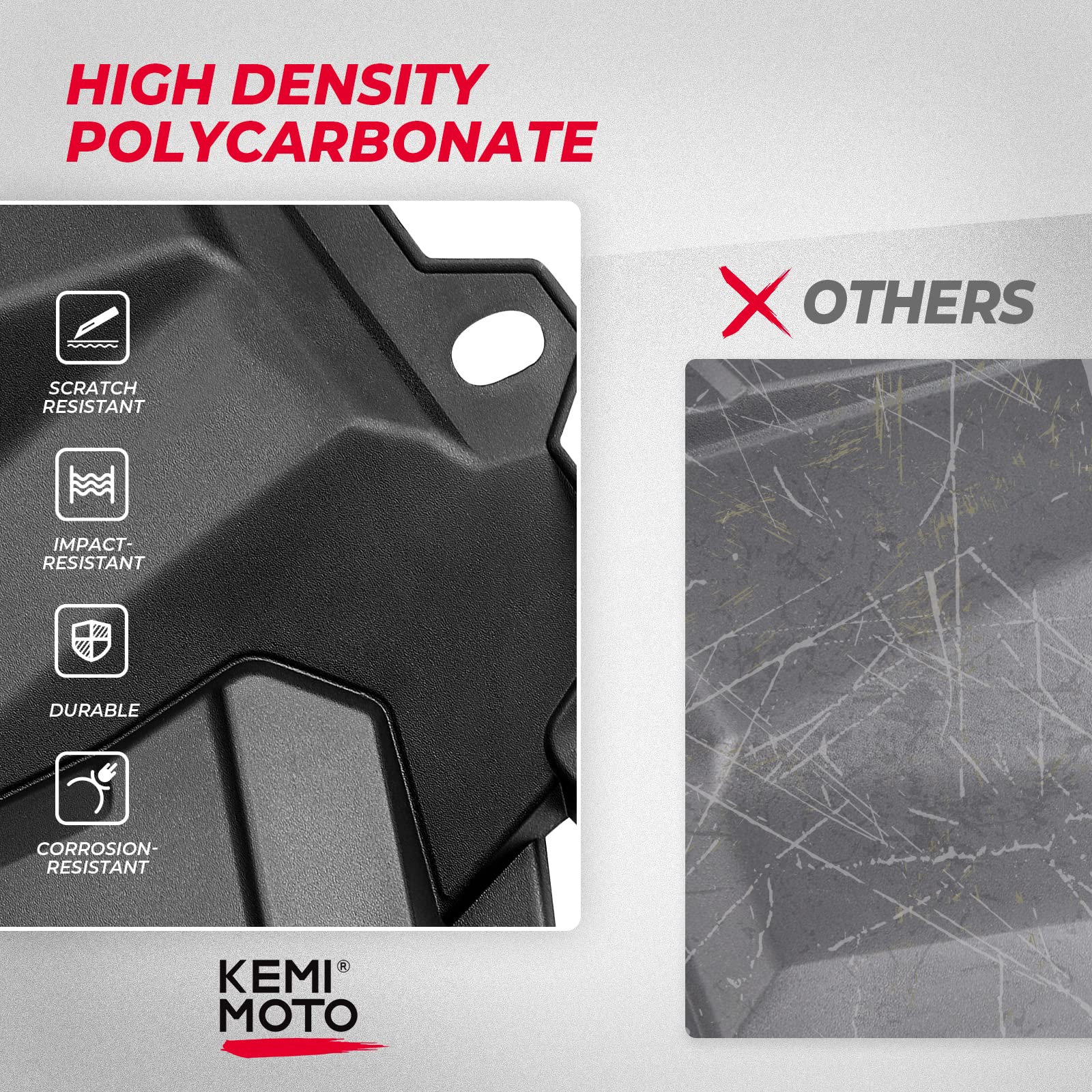 KEMIMOTO X3 Front Dash Speaker Pods Compatible with Can Am Maveri by KEMIMOTO - Angle View 2