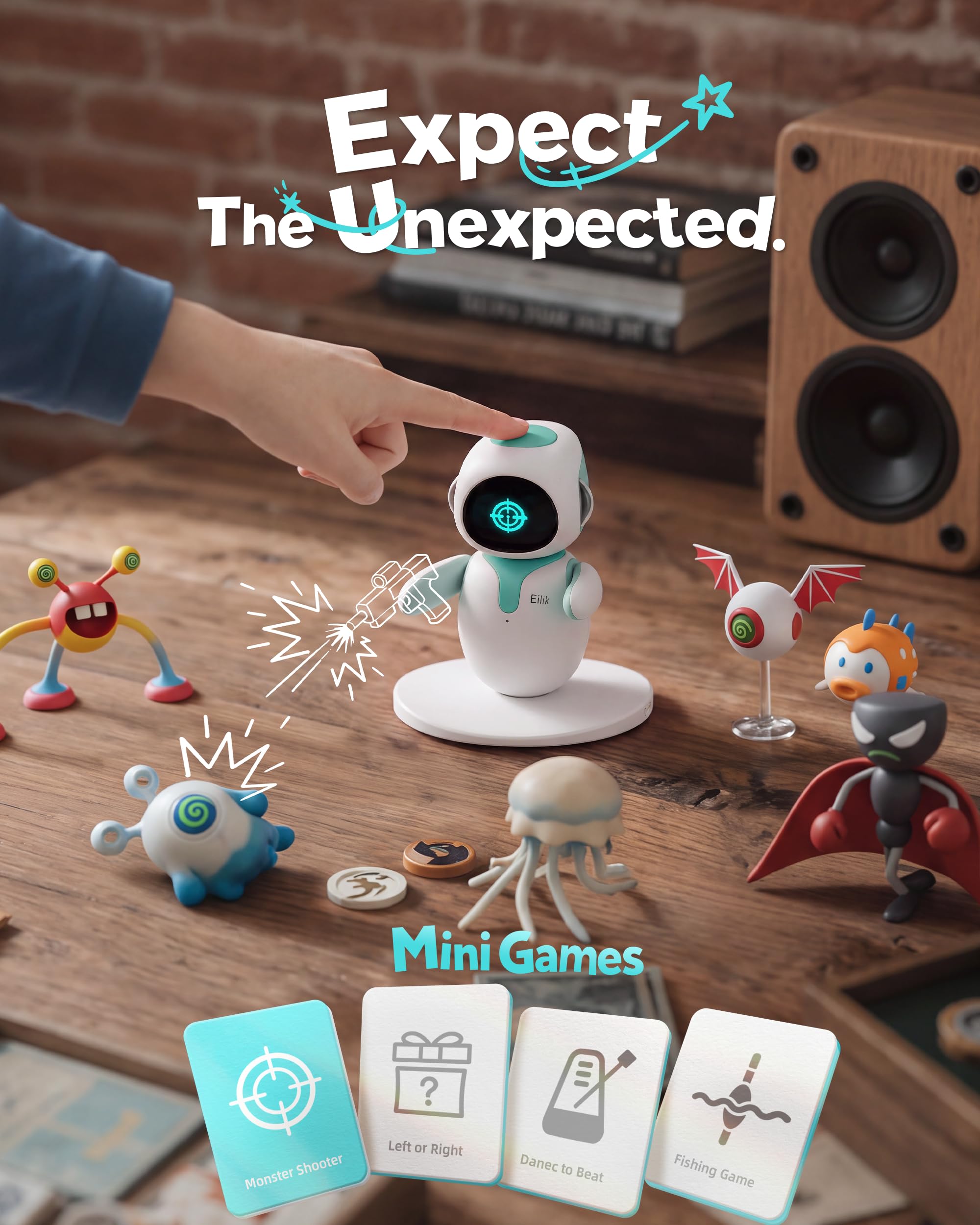 ENERGIZE LAB Eilik –Your Desktop Companion Full of Personality wi by ENERGIZE LAB - Angle View 4