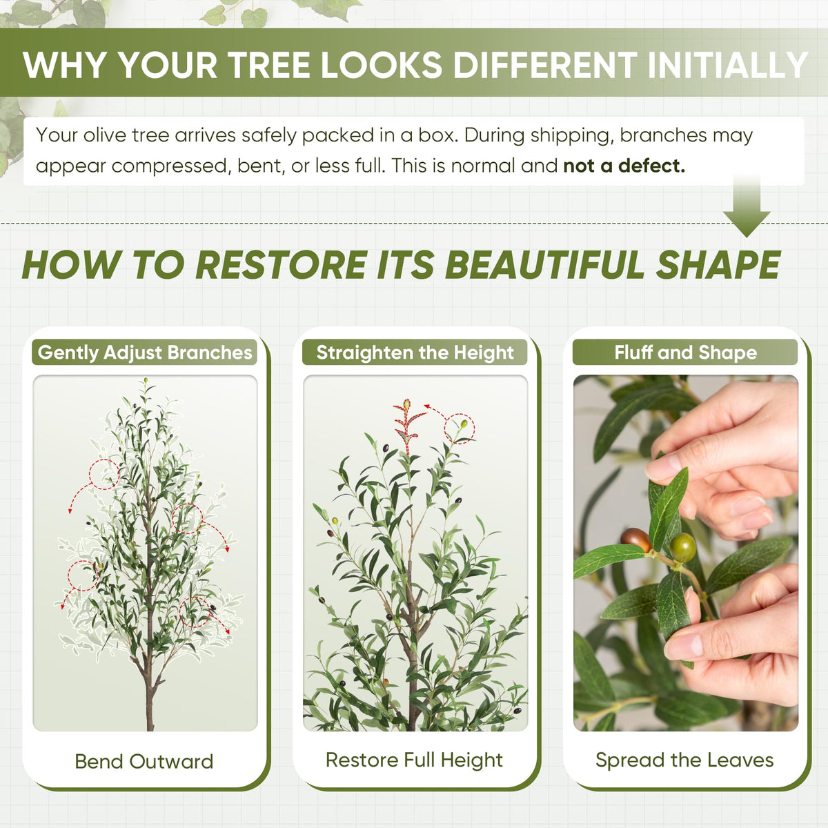 Olive Tree Artificial Indoor 6 FT Faux Olive Trees with - TreeTrip Official Imagery - 5