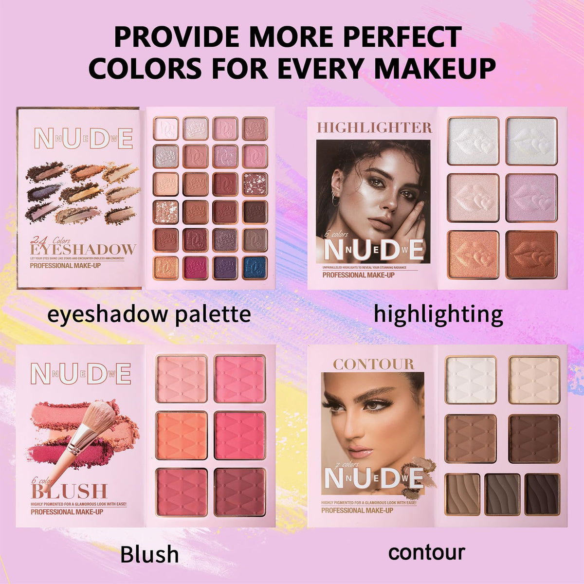 Joyeee All in One Makeup Kit Full Makeup Set 24 Eyeshadow - Joyeee Official Imagery - 3