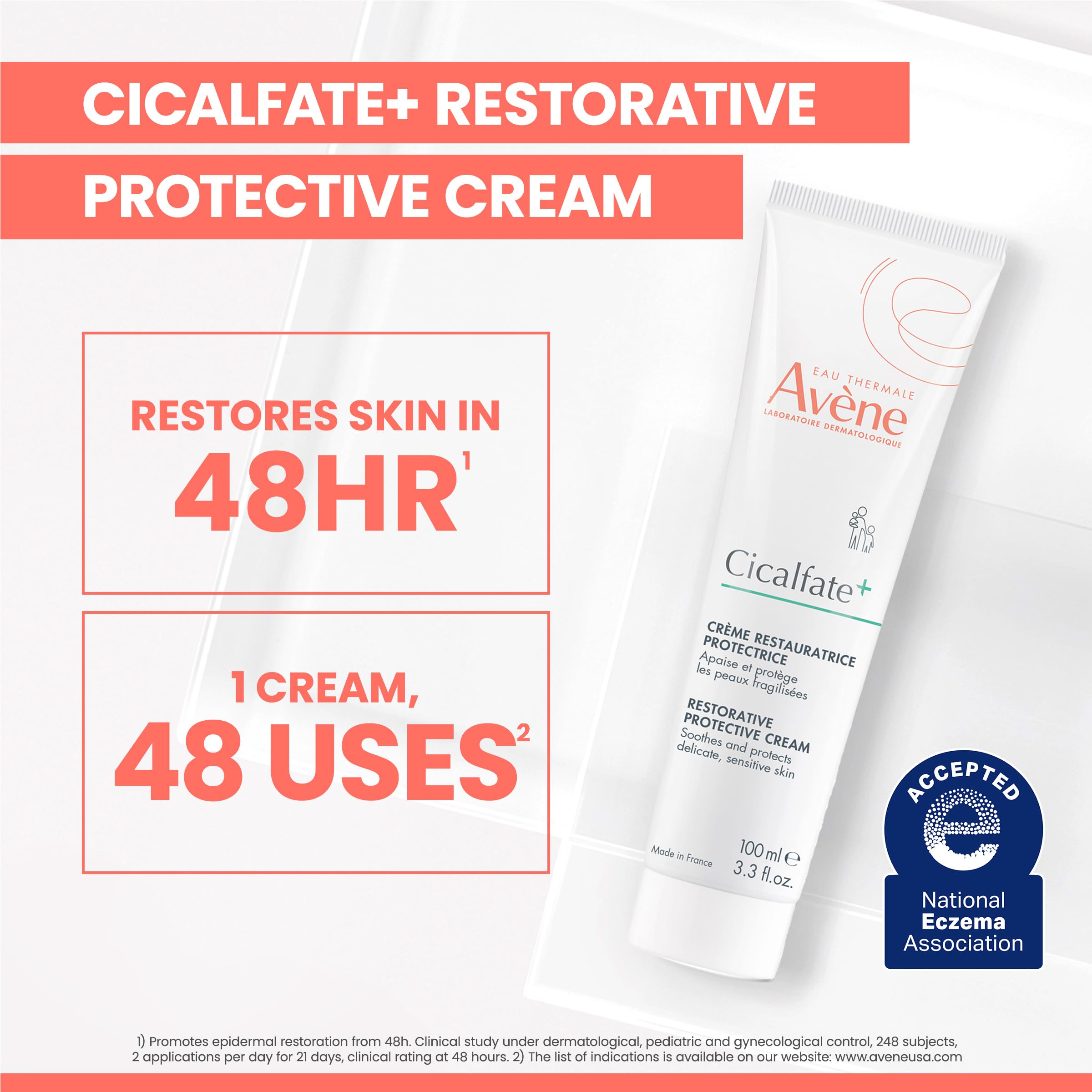Avène Cicalfate+ Restorative Protective Cream - Eau Thermale Avène Official Product View 4