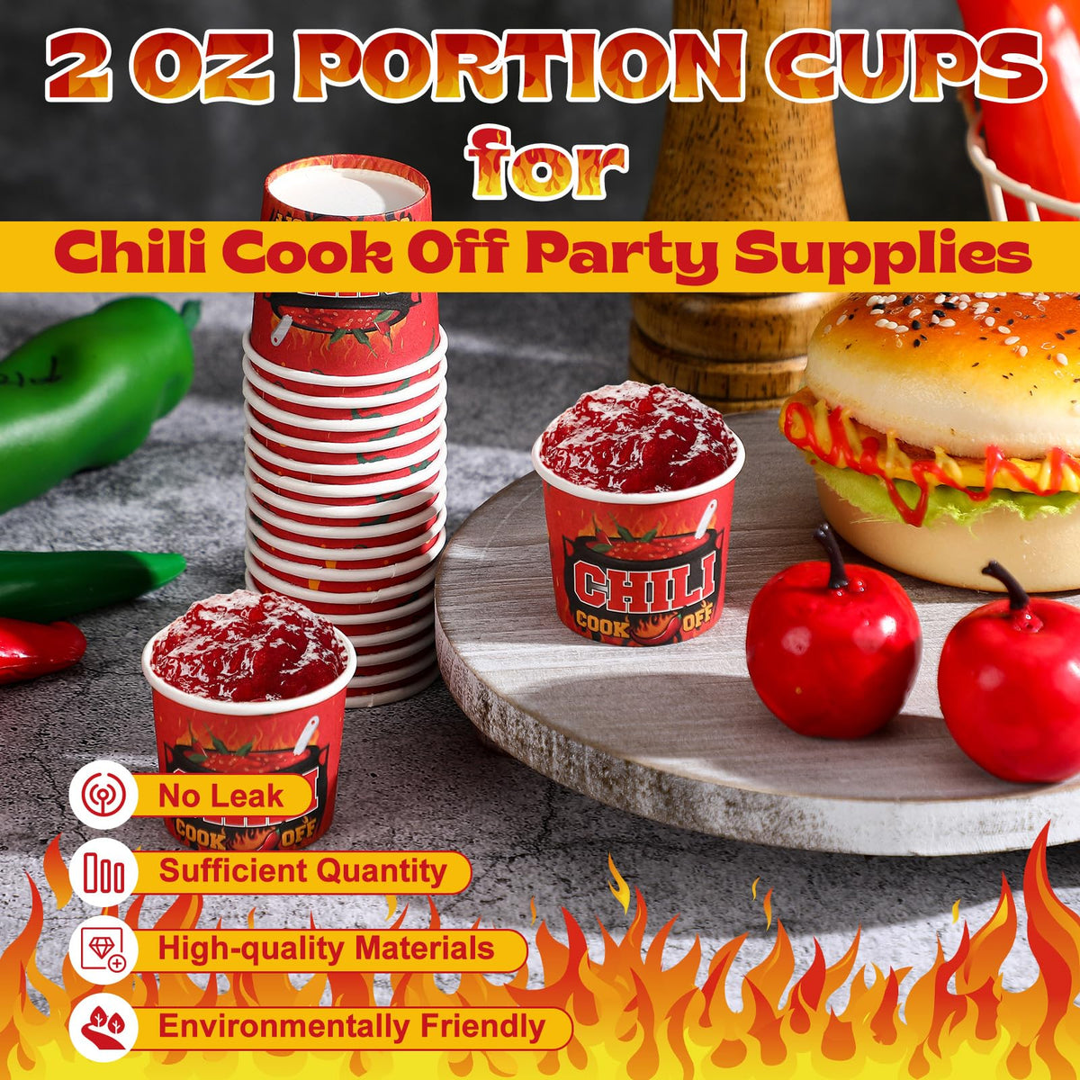 Teenyyou Chili Cook off Tasting Cups mini Chili Portion - Teenyyou Official Imagery - 5
