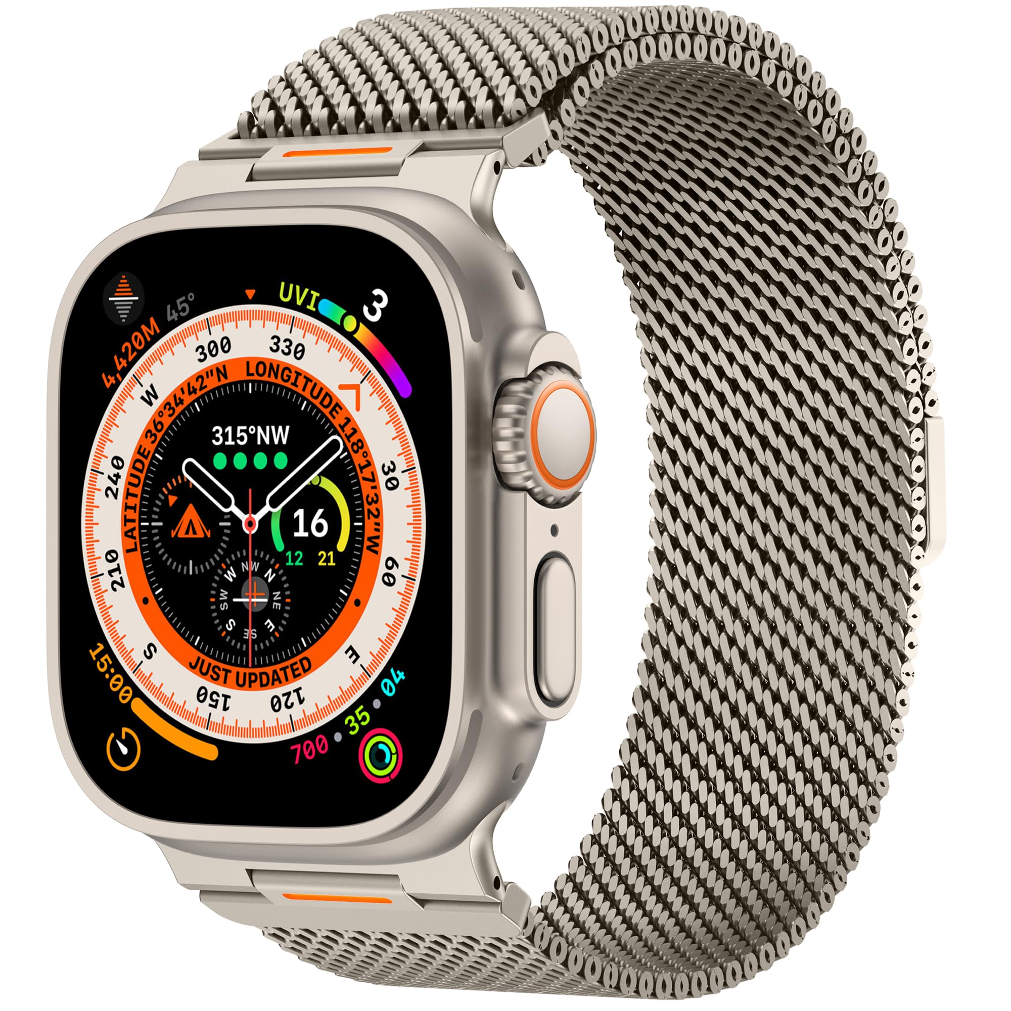 WADELIZ Milanese Loop Compatible for Apple Watch Ultra 3 2 1 Band 49 4 - View 8
