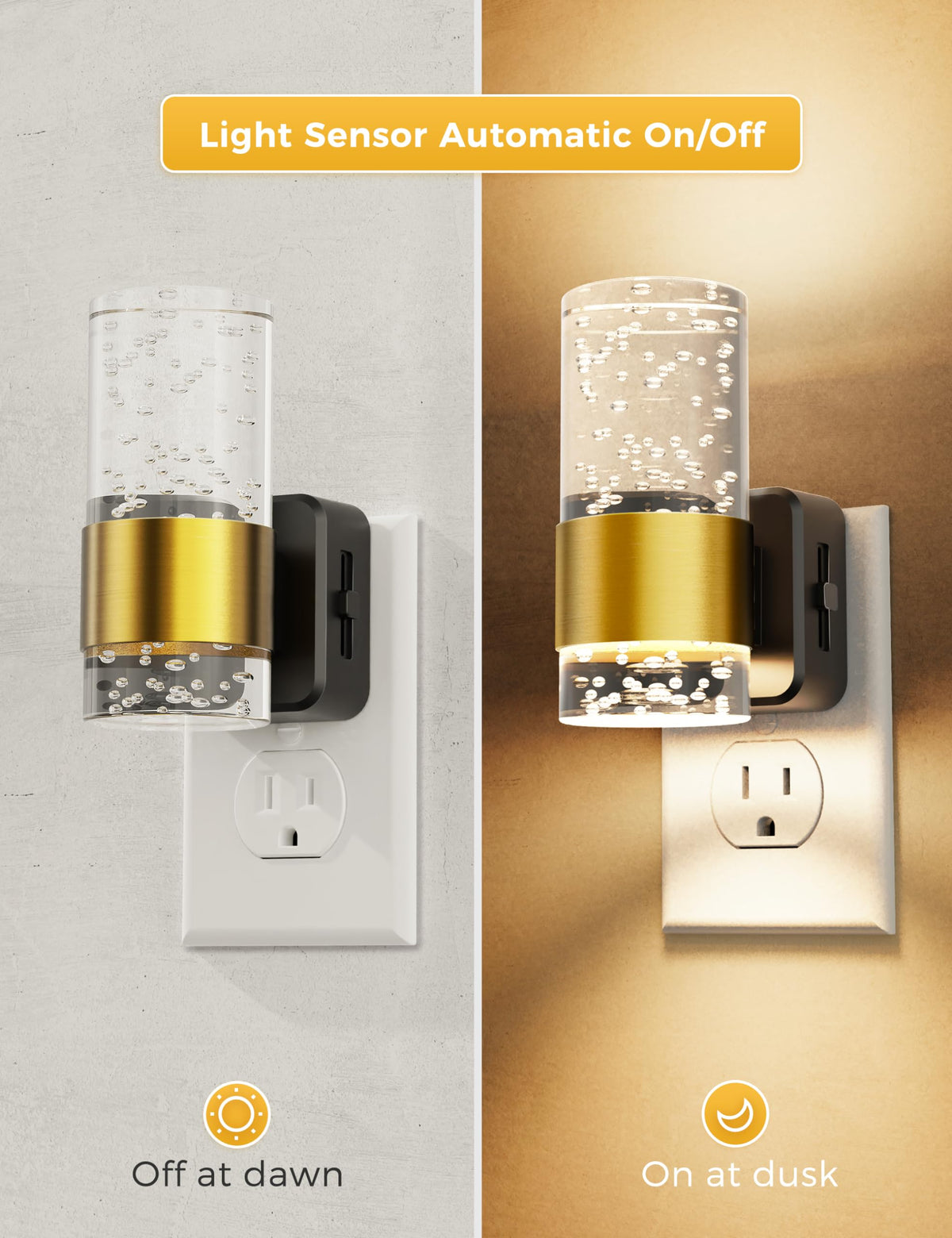 L LOHAS LED Night Light Dimmable Night Lights Plug into Wall - L LOHAS LED Official Imagery - 4