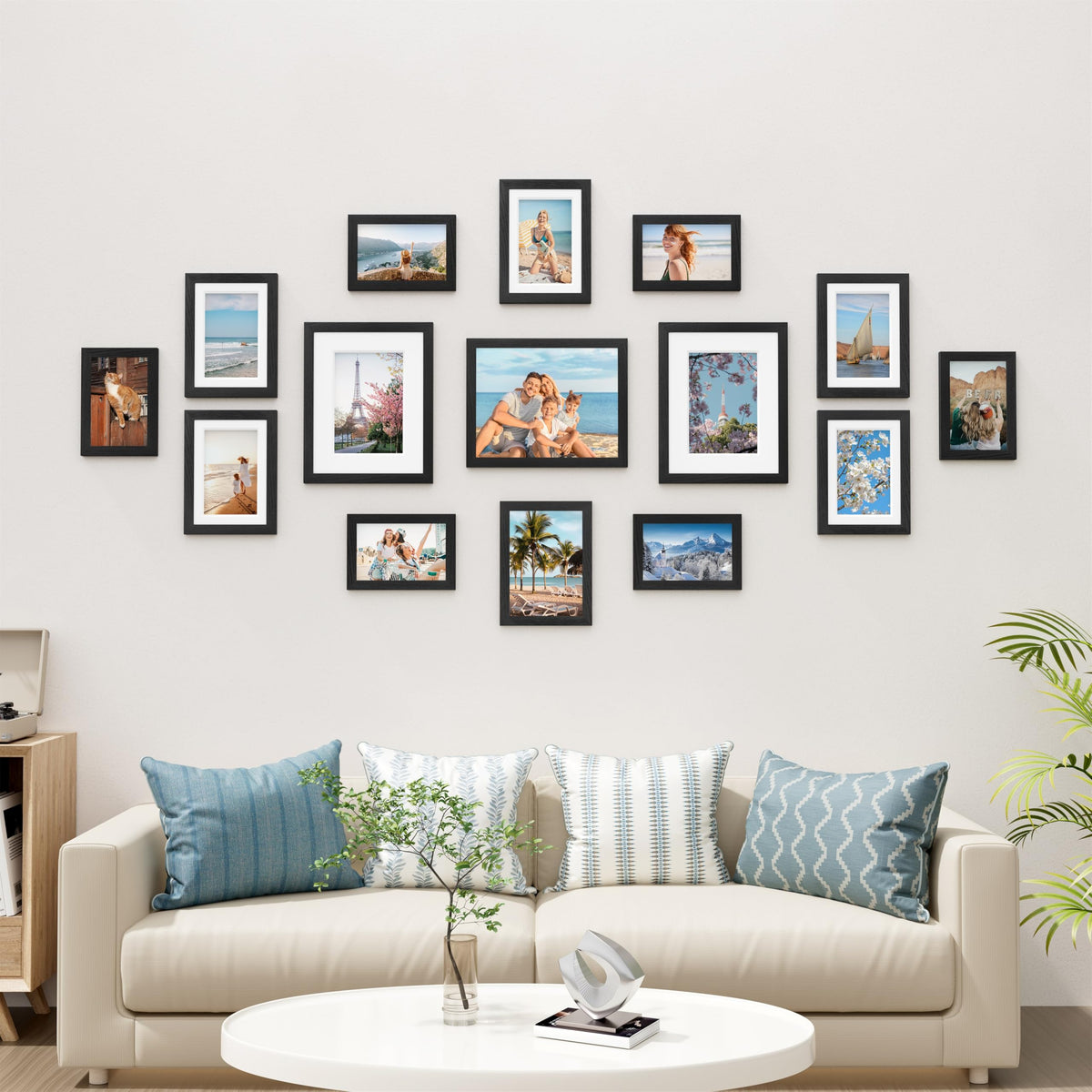 15 Pack Picture Frames Collage Wall Decor Wall Tabletop - Vittanly Official Imagery - 3