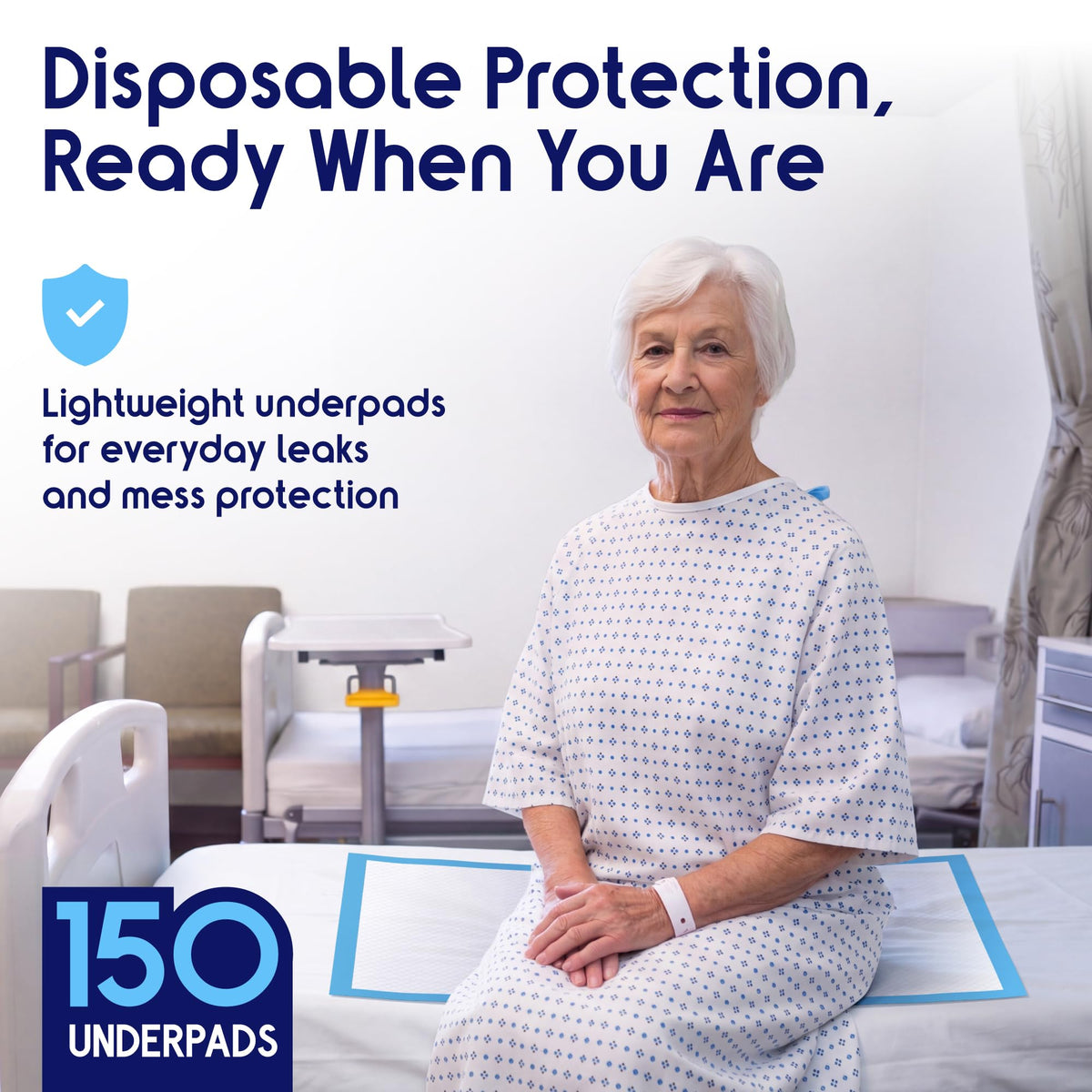 Inspire Medical Bed Linens Disposable Underpads 23 x 36 - Inspire Official Imagery - 4