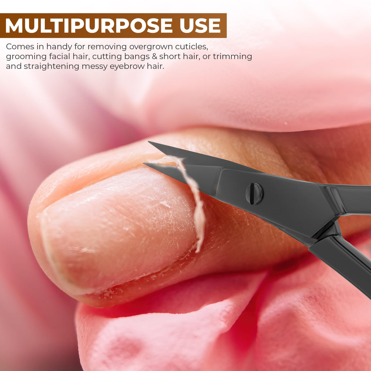 Utopia Care Eyebrow Scissors Professional Stainless Steel - Utopia Care Official Product Imagery - 8
