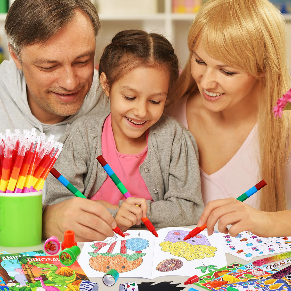 BenLouis 96Pcs Birthday Coloring Set for Kids Party Favors - BenLouis Official Imagery - 7