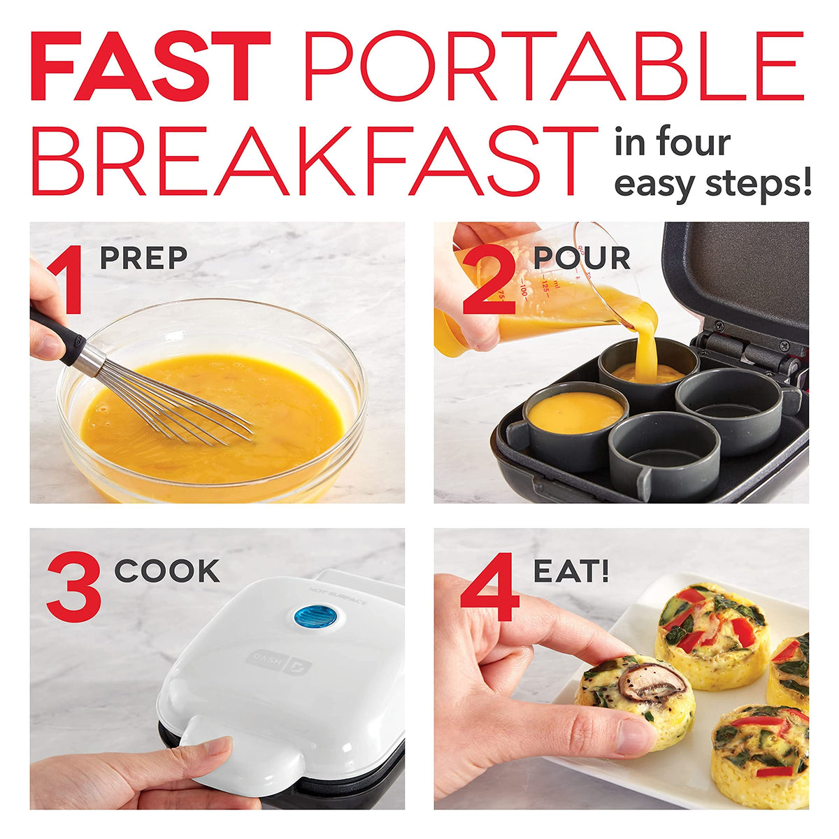 Dash Deluxe Egg Bite Maker - DASH Official Imagery - 4