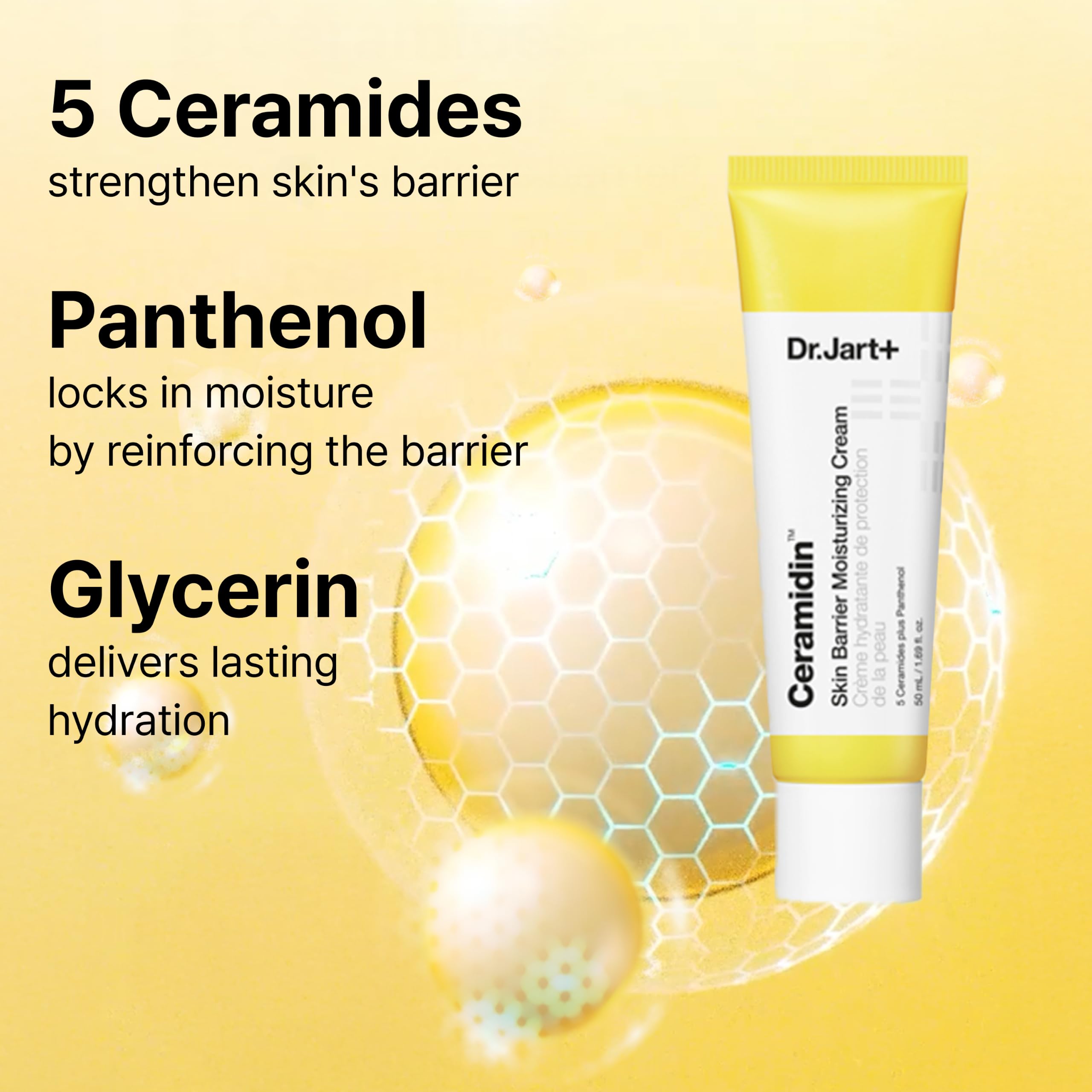 Elefair Tech Dr.Jart+ Ceramidin Skin Barrier Korean Face Cream Moisturizer with - Elefair Tech Official Product View 6