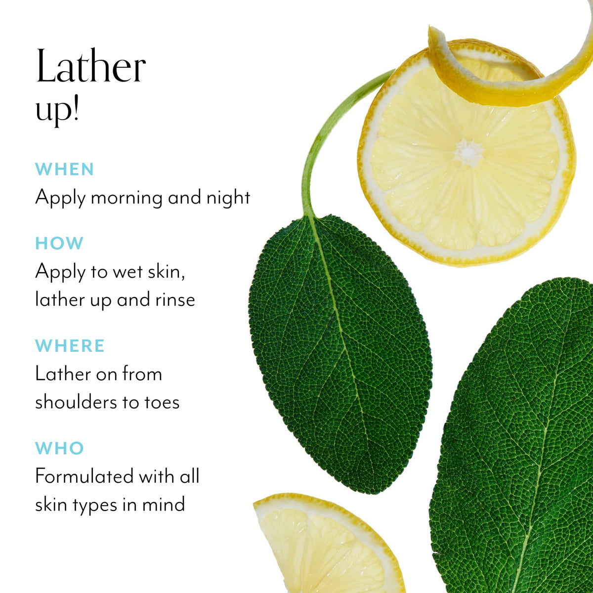 Bliss Soapy Suds Lemon and Sage Body Wash Cleanser - Bliss Official Imagery - 5