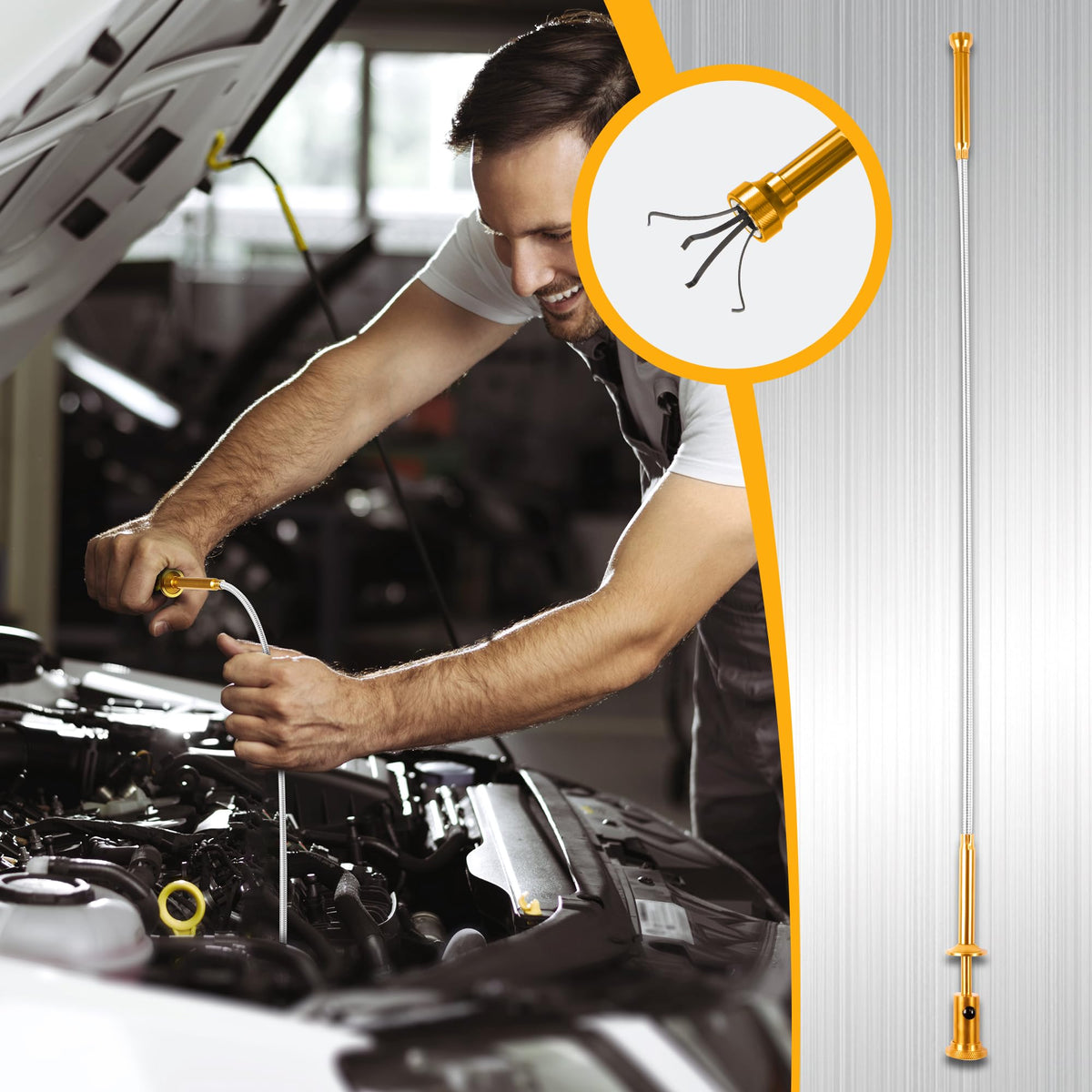 Tool Set Basic Tool Kit for Car Small Tool Box for Home with - KOOPOOL Official Imagery - 8