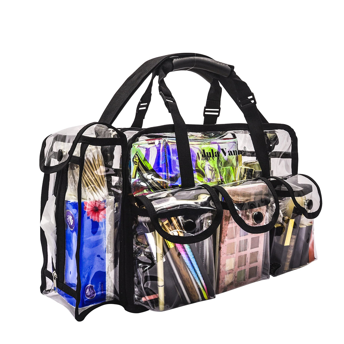 Professional Clear PVC Makeup Kits Organizer Make up Set Bag - Jula Vance Official Imagery - 4
