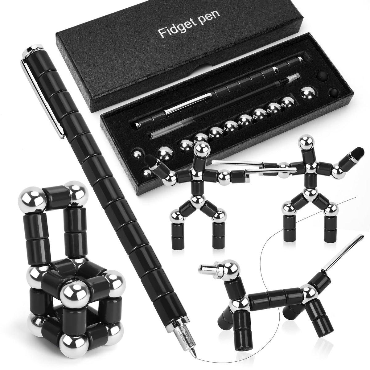 Fidget Pen Magnetic Pen Trendy Stress Relief Toy for - puxmrko Official Imagery - 2