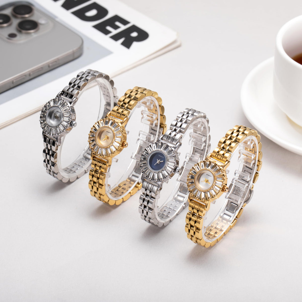 GORBEN Gold Tone Women s Watch with High Precision Quartz - GORBEN Official Imagery - 7
