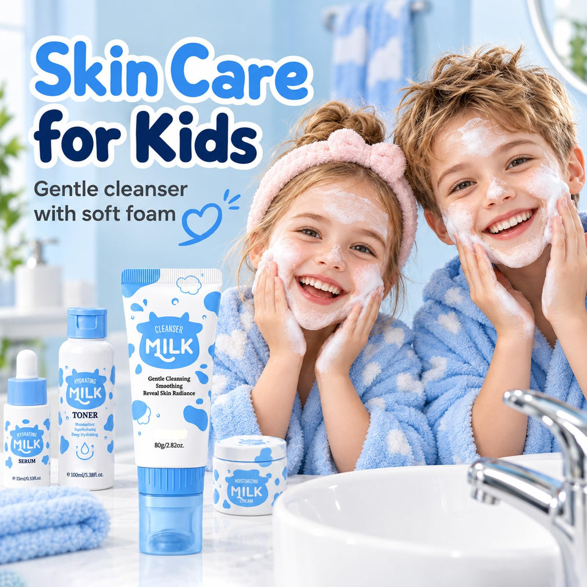 Milk Skin Care for 10 12 Kids Teens Moisturizing Facial - firstfly Official Imagery - 6