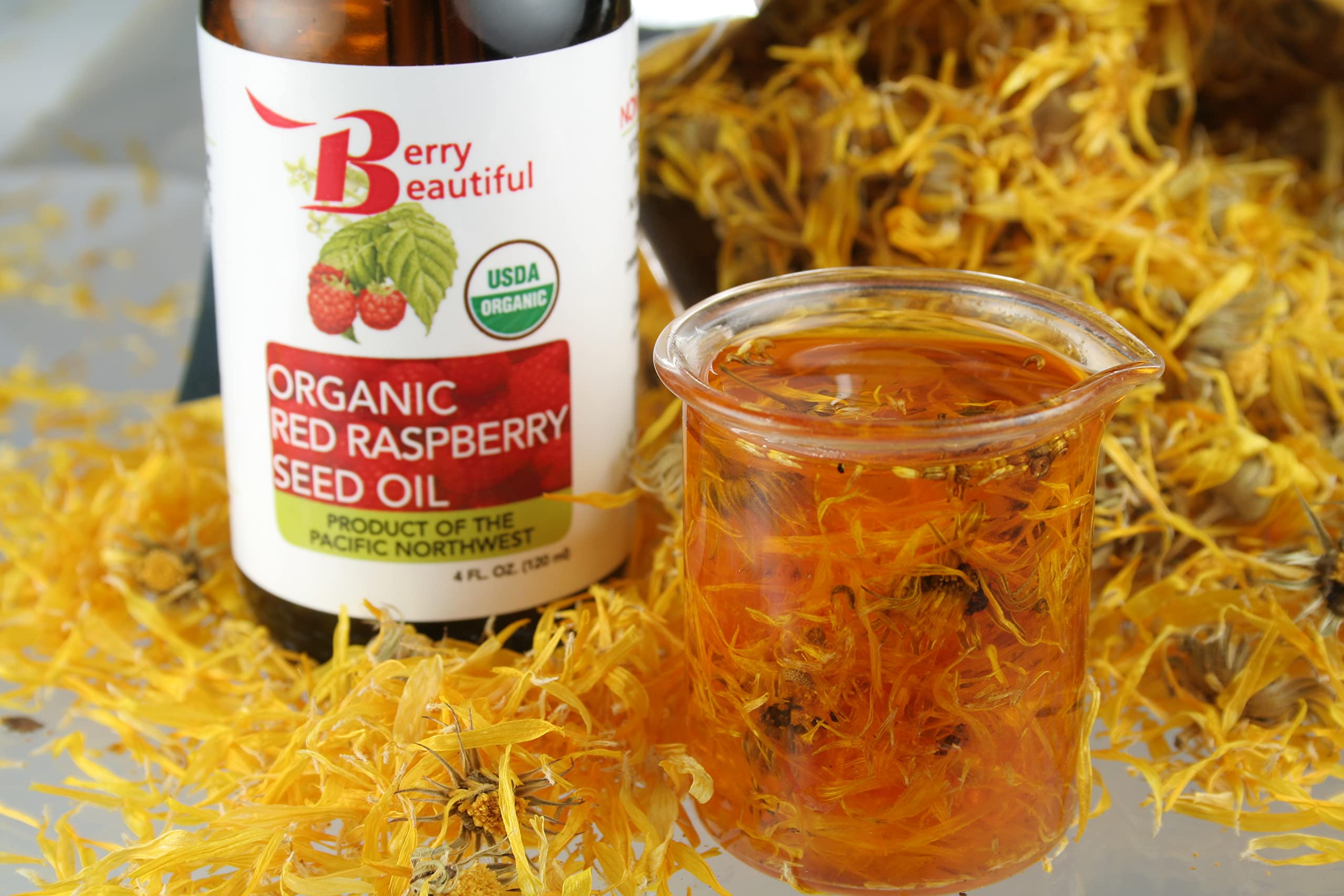Berry Beautiful Certified Organic Red Raspberry Seed Oil - Berry Beautiful Official Imagery - 6