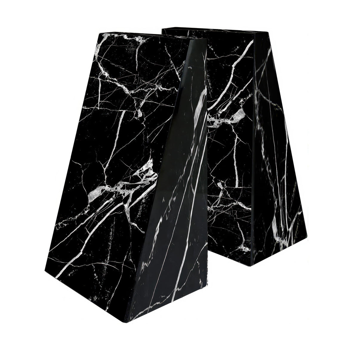 Ottimo Polished Heavy Stone Marble 6 Book Ends for Bookshelf - Ottimo Official Imagery - 8