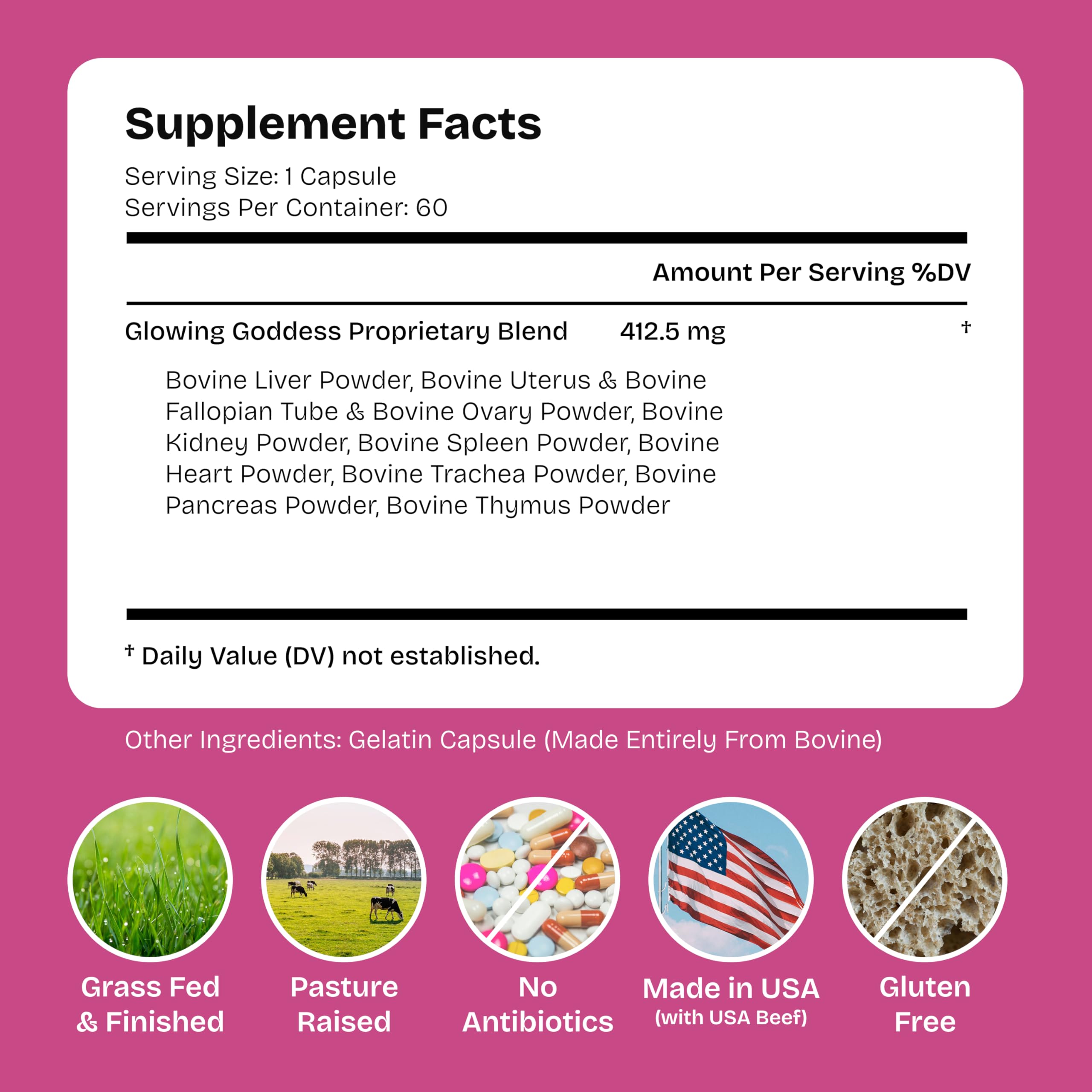 Glowing Goddess Female-Optimized Beef Organ Superfood | Made In T - Glowing Goddess Official Product View 3