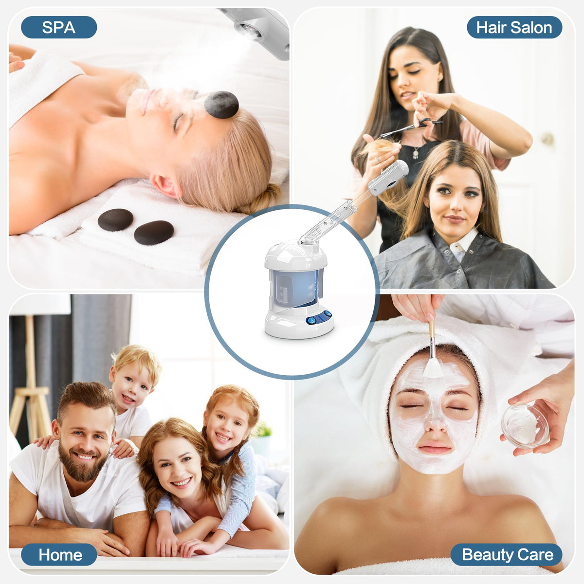 Facial Steamer Ozone Nano Ionic Face Steamer for Deep - Kingsteam Official Imagery - 8