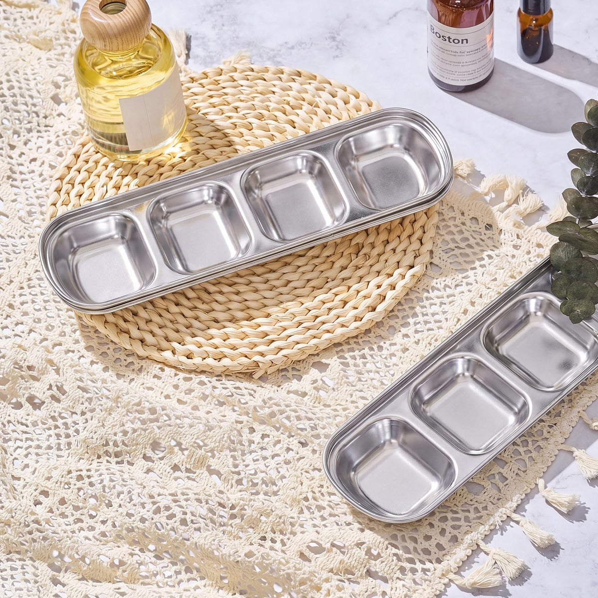 4 Pcs Esthetician Bowls Face Mask Tray Stainless Steel - Teenyyou Official Imagery - 3