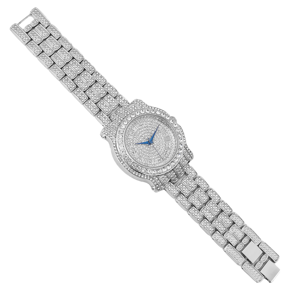 Charles Raymond Bling ed Out Round Luxury Mens Watch w Bling - Charles Raymond Official Imagery - 8