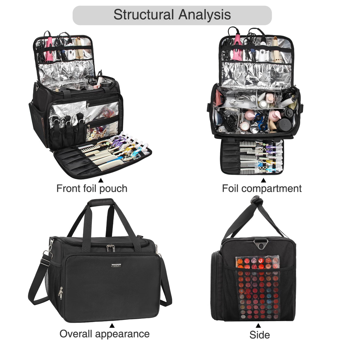 Professional Hairdressing Bag Hairstylist Travel Bag - MONSTINA Official Imagery - 3
