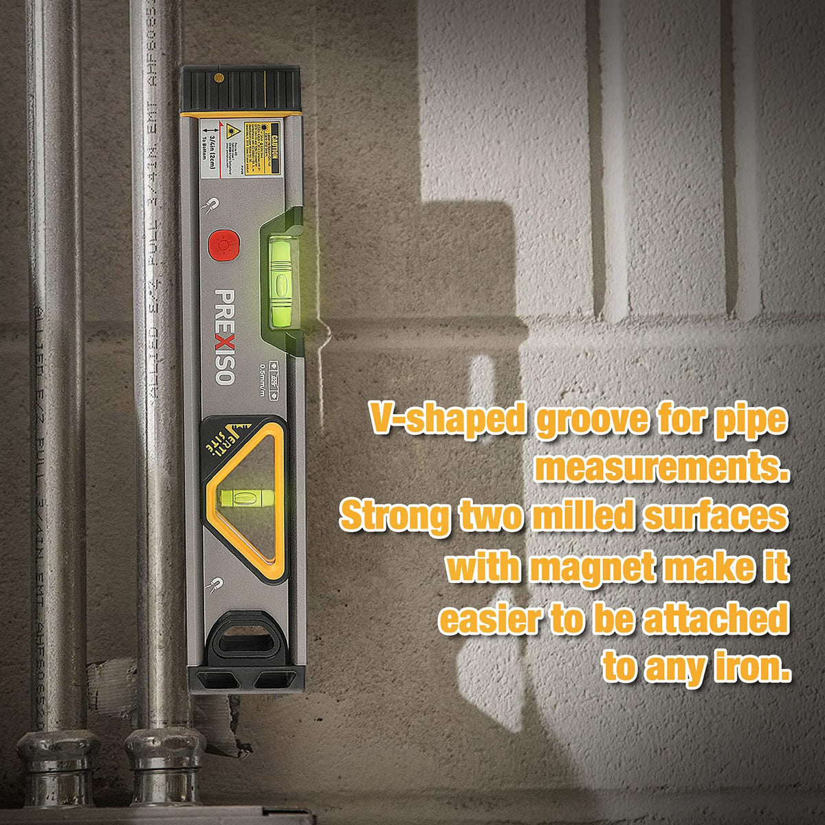 PREXISO 2 in 1 Laser Level 100Ft 30Ft 12 Magnetic Spirit - Prexiso Official Imagery - 7