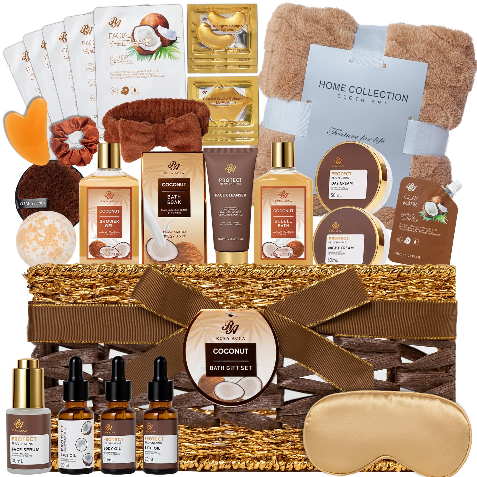 35 Pcs Gifts for Women, Lavender Bath &amp; Body Gift - RA ROSA ACCA
