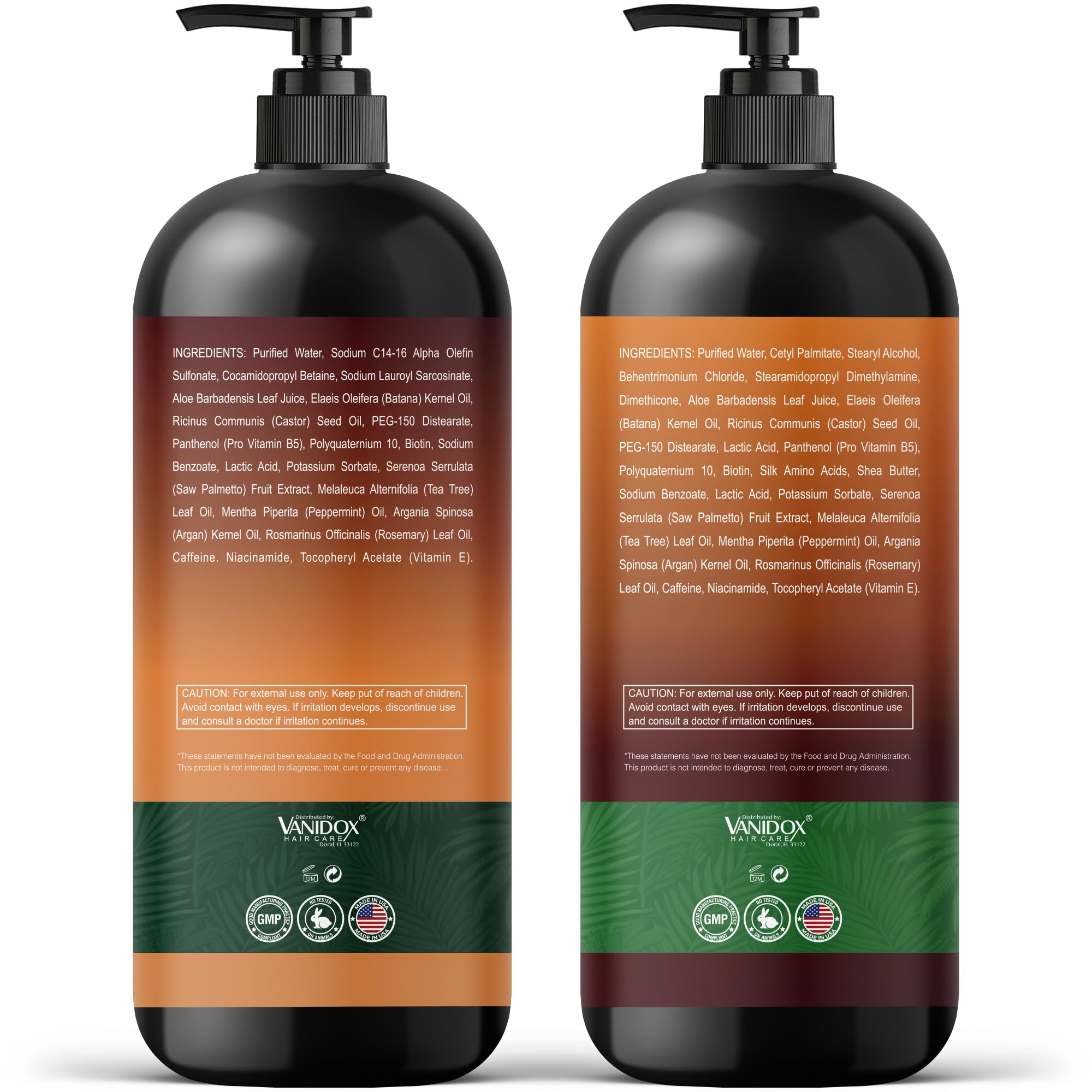 VANIDOX Batana Oil Shampoo and Conditioner Set – Biotin & Niacinamide Infused – - VANIDOX Official Product View 9