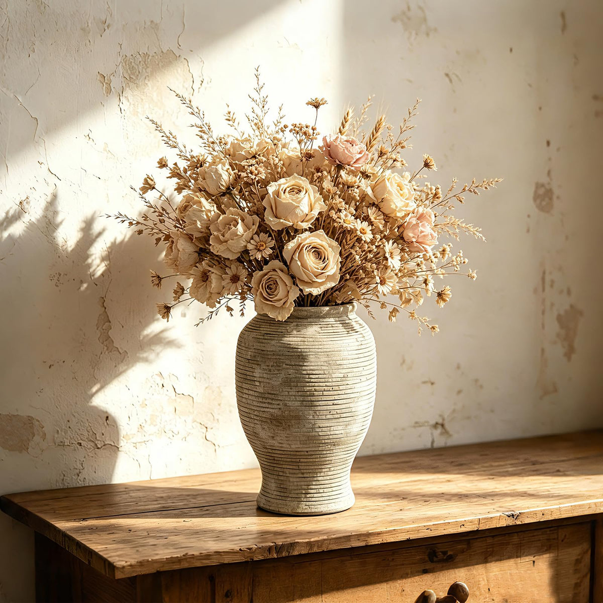 9 Inch Ceramic Flower Vase - LISE Mused Official Imagery - 5