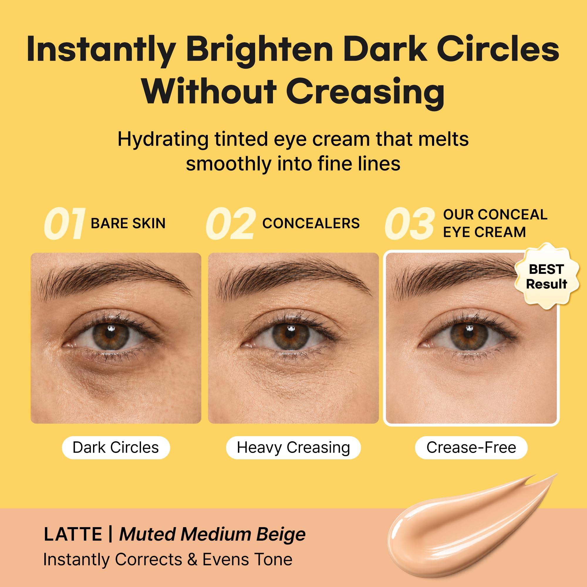 shaishaishai BANANA PDRN Conceal Hydrating Under Eye 0 52 oz - shaishaishai Official Imagery - 4