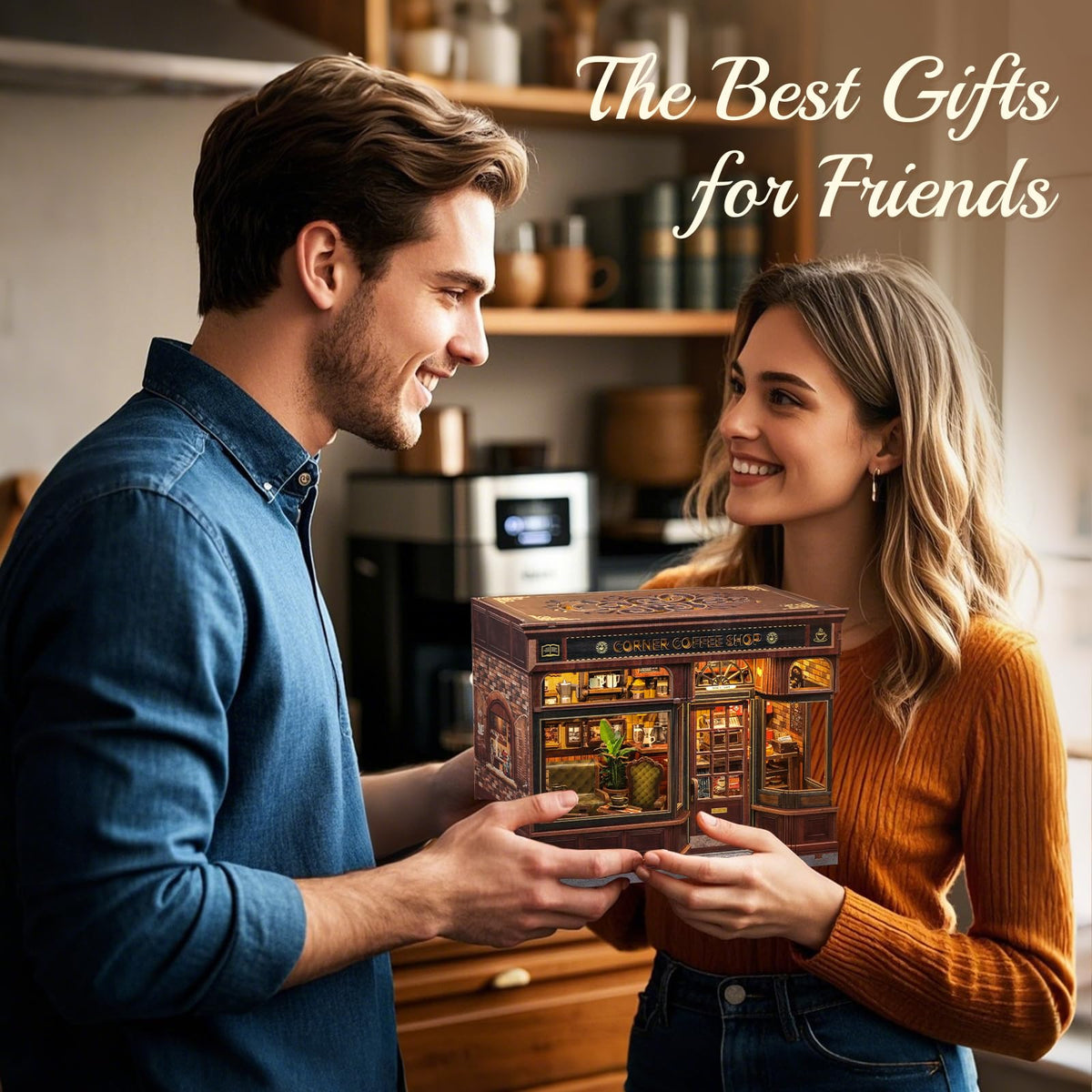 CUTEBEE Book Nook Kit DIY Miniature House Coffee Shop - CUTEBEE Official Imagery - 8