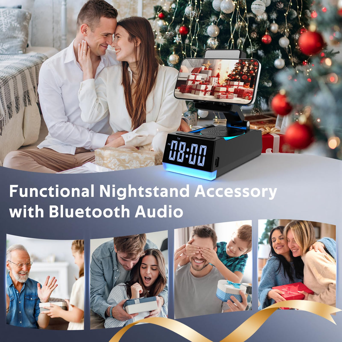 Wireless Induction Speaker with Phone Stand Birthday Gifts - GLOPUS Official Imagery - 7