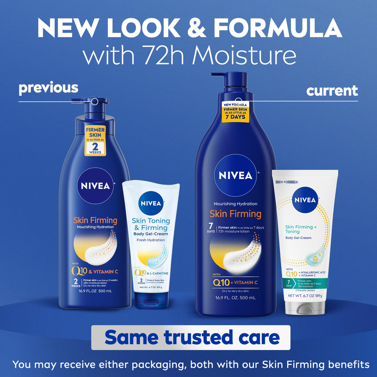 NIVEA Skin Firming Body Lotion and Gel Cream Variety Set 2 - NIVEA Official Imagery - 3