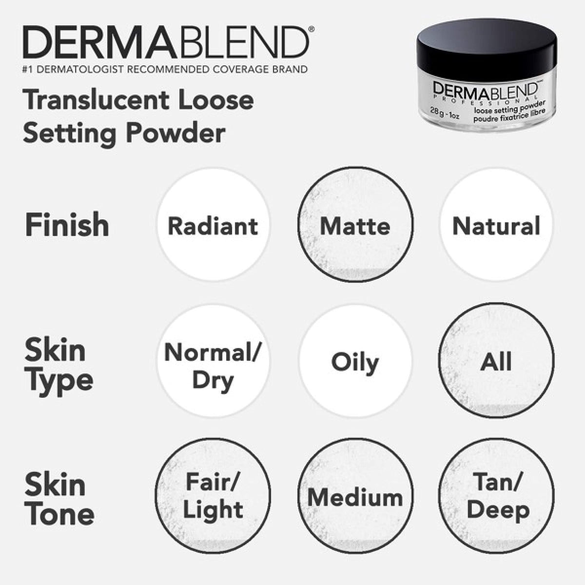 Dermablend Loose Setting Powder - Dermablend Official Imagery - 7